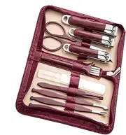 Nail Clippers Set - 10X Nail Scissors Set | Manicure & Pedicure Kits, Nail Tools, Professional Grooming Kits Portable Set For Travel