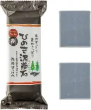New Pelican Japan HINOKI DEITANSEKI Charcoal Face Soap Refreshed type 150g Japan