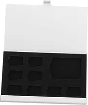 KICHOUSE Card Storage Box for Aluminum Holder 9 Slots Scratch-Resistant Memory Card Case