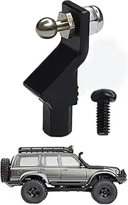Trailer Tow Hooks Winch Hook Drop Hitch Receiver for FMS 1/18 LC80 RC Crawler Car Upgrades