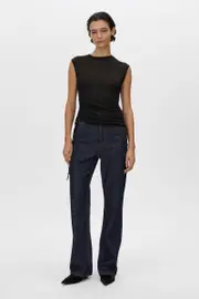 Marjorie Tencel Tank in Black - CAMILLA AND MARC® C&M