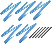 5Sets Badminton Overgrip Tape Sweat Absorbing Skid Racket Grip for Tennis Badminton Lightweight Portable Racket Handle Grip Replacement Durable Material