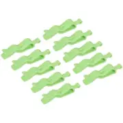 Garbage Bin Clip, Kitchen Trash Can Bag Clips Waste Bin Clamp Green Pack of 18