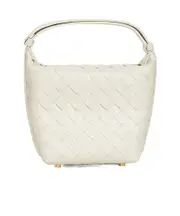 Bottega Veneta Candy Wallace Shoulder Bag One size White