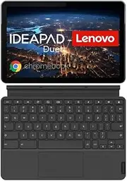 [Lenovo] IdeaPad Duet 2-in-1 Plus Chromebook | 10.1 inch FHD Multi-Touch Display | MediaTek P60T | 4GB RAM | 64GB eMMC Memory | QWERTZ Keyboard | ChromeOS | Blue/Grey