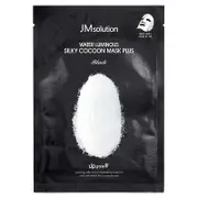 JM Solution, Water Luminous Silky Cocoon Beauty Mask Plus, Black, 1 Sheet, 1.18 oz (35 ml)