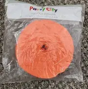 Party City Crepe Paper Streamer 1.75" x 500 ft Orange Decoration