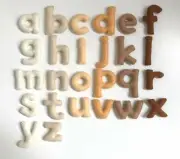 Natural colour Lowercase Felt Alphabet