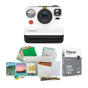 Polaroid NOW Instant Camera Generation 2 Black and White wFilm Kit and BandWFilm