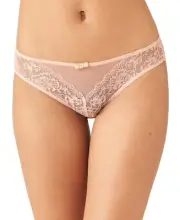 b.tempt'd by Wacoal X7449 Women's Lace Encounter Bikini Panty, Rose Smoke, L