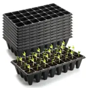 Seed Starter Tray 10 Pack Extra Deep 20" x 10" Durable Plastic Flats