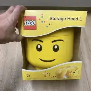 Lego Large Yellow Storage Minifigure Head Boy L *RETIRED* - NIB Fast Ship
