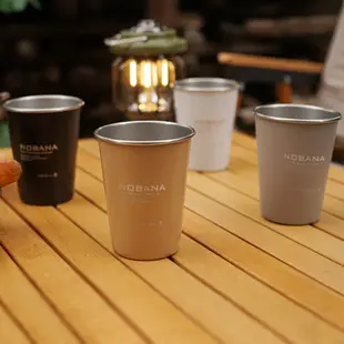 【極致】NOBANA露營水杯 304不銹鋼杯 6件組 不銹鋼水杯 野餐水杯 疊杯 水杯 (7折)