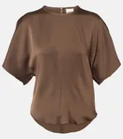 [Isabel Marant] Isabel Marant Karlita satin top AU 16 gold