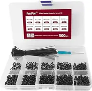 500pcs M2 M2.5 M3 Laptop Notebook Computer Replacement Screws Kit, Countersunk Flat Head Phillips Screws Set, SSD M.2 Electronic Repair Accessories for Sony DELL Samsung IBM HP Toshiba