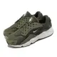 Nike 耐吉 休閒鞋 Air Huarache Runner 男鞋 軍綠 白 麂皮 反光 運動鞋 DZ3306-300