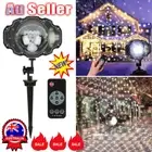 Christmas LED Moving Projector Snowflake Fairy Light Xmas Party Garden NW