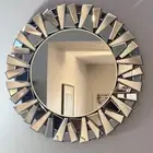 Large Quality Decorative Wall Mirror Irregular Accent Mirror for Hallway Bedroom