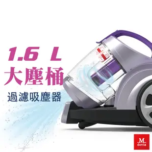 Mdovia Centino Plus 1.6L 大塵桶 雙層旋風過濾 臥式吸塵器(筒式吸塵器)