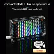 DIY Soldering Project Spectrum USB Mini Electronic Display Sound Activated Home Stereo Speaker DIY Kits for Leaning Sold