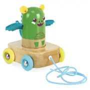 Wooden Dragon Pull Toy Maracas by Vilac