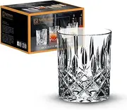 [Nachtmann] Noblesse Whisky Tumbler, Smoke – Elegant Crystal Glassware for Fine Whiskies & Cocktails – Classic Cut Design Adds Luxury to Any Bar – 295 ml Capacity (Pack of 2)