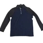 NWT Old Navy Boys Youth Large Navy and Grey Pullover. Size L