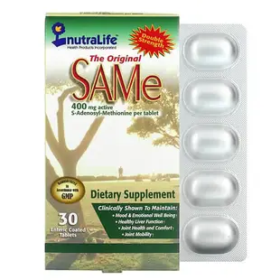 [iHerb] NutraLife SAMe（對甲苯磺酸硫酸鹽），400 毫克，30 片腸溶片