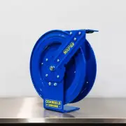 Cox EZ Coil Retractable Reel Blue | For 3/8" Air or Pressure Washer Hose 50'