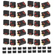QS8 Anti-Spark Connector Male Female Plugs Kit for RC Model Lipo Battery Black