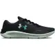 【UNDER ARMOUR】UA 女 Charged Pursuit 3 慢跑鞋 運動鞋_3024889-105(黑綠)