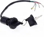 1 Set 12V 4 Wires Motorcycle Universal Ignition Switch Lock with 2keys Fit for Yamaha for 50/70/110/125/150cc Scooter ATV Bike
