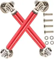 JECOMPRIS Car Front Splitter Rod Assembly 2pcs Stainless Steel Easy to Install Sleek Look