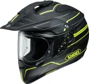 Shoei Hornet ADV Navigate Helmet, black-yellow, Size XS for Men Black Yellow