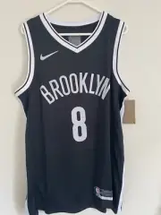 Nike #8 BROOKLYN NETS PATTY MILLS SWINGMAN NBA Jersey Men's Sizes S, M, L