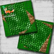 Here for Shenanigans NPM - 2 Premade Scrapbook Pages - EZ Layout 5941