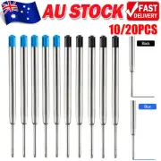 20x Black / Blue Ink Refills 0.5mm Compatible With Parker Pens Ball Point Refill