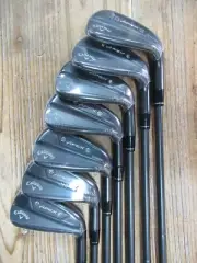 NEW CALLAWAY APEX AI200 SPEC EDITION BLACK SHADOW IRONS 5-PW, GW-DG MID 100R RH
