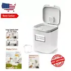 Durable 11L Food Storage Container with Airtight Seal for Pets & Grains