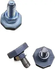 Compatible for Bosch Siemens Drum Washing Machine Bottom Adjustable Screw Fixing Non-Slip Foot Mats Accessories(2Pcs)
