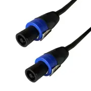 25ft - 2 Conductor 12 Gauge AWG Speakon Compatible Amp DJ PA Speaker Cable Cord