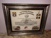 310TH U.S. CAVALRY REGIMENT / COMMEMORATIVE - CERTIFICATE OF COMMENDATION