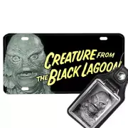 Creature from the Black Lagoon Horror Movie License Plate Opt. Matching Key Ring