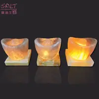 在飛比找蝦皮購物優惠-鹽燈專家【鹽晶王】療癒系商品‧USB (深藍鹽燈) 金元寶造