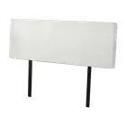 PU Leather Double Bed Headboard Bedhead - White