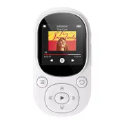 MP3 Player 32GB Bluetooth 5.3 Mini Portable Music Player with FM Radio Recording, Kids Music MP3 MP4 Player(White)