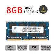 Nanya 8GB DDR3 1600MHz PC3-12800S 204Pin SODIMM Laptop Memory Notebook RAM BT