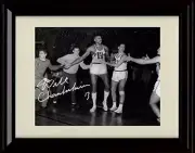 Unframed Wilt Chamberlain Autograph Promo Print - 100 Points Scored - Hershey,