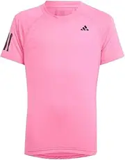 [adidas] Girls' Club Tennis T-Shirt, Pulse Magenta