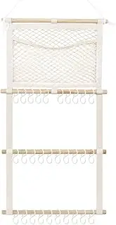 Headband Holder, Hair Accessory Display Stand, Headband Holder Bows Organizer for Girls with 30PCS Hooks Large Capacity Bow Holder Hair Accessories Wall Hanging Organizer for Girls Room Decor